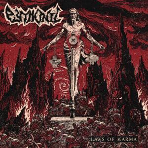 Album cover for Pythonic – Laws of Karma EP 2026, Saskatchewan metal